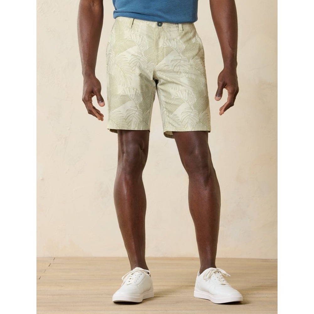Tommy Bahama On Par Vine Line IslandZone 9-Inch Shorts in Beige Floran Men 42